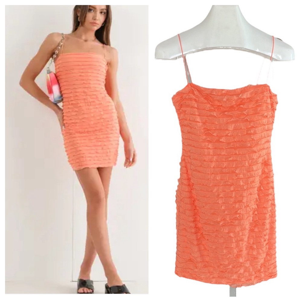 Pretty Garbage ruched mini dress